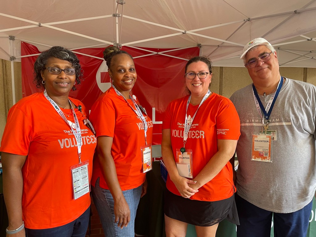 UAB Nursing team volunteering at The World Games