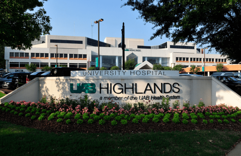 Exterior photo of UAB Highlands Hospital