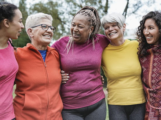 group of women smiling